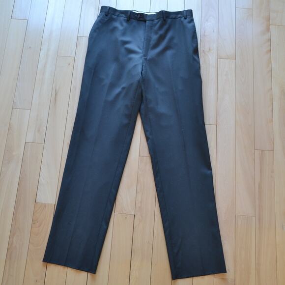 NWT Lauren Ralph Lauren Wool Dress Pants Brown Size 42x36 - Picture 1 of 4